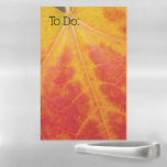 Red Maple Leaf Abstract Autumn Nature Photography Magnetic Dry Erase Sheet