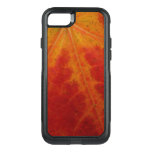 Red Maple Leaf Abstract Autumn Nature Photography OtterBox Commuter iPhone SE/8/7 Case
