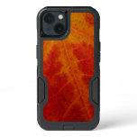 Red Maple Leaf Abstract Autumn Nature Photography iPhone 13 Case