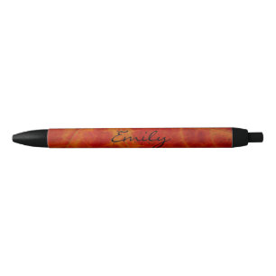 Red Maple Leaf Abstract Autumn Nature Photography Pen