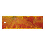 Red Maple Leaf Abstract Autumn Nature Photography Ruler