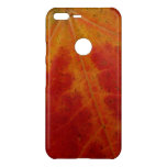 Red Maple Leaf Abstract Autumn Nature Photography Uncommon Google Pixel XL Case