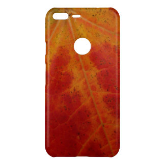 Red Maple Leaf Abstract Autumn Nature Photography Uncommon Google Pixel XL Case