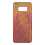 Red Maple Leaf Abstract Autumn Nature Photography Uncommon Samsung Galaxy S8 Case