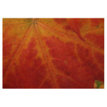 Red Maple Leaf Abstract Autumn Nature Photography Wood Poster