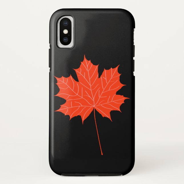 Red maple leaf Case-Mate iPhone case (Back)
