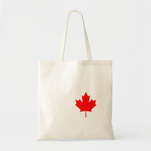 Red Maple Leaf Flag Of Canada Cool Canadian Flags  Tote Bag