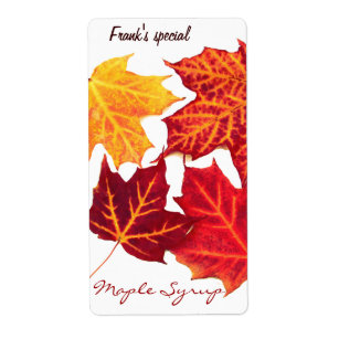 Download Maple Syrup Labels Zazzle Yellowimages Mockups
