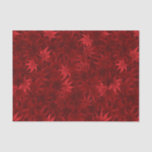 Red maple leaves pattern tissue paper