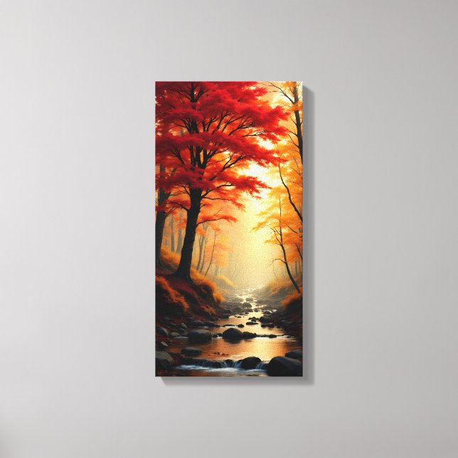 Red Maple Tree Canvas Print (Front)