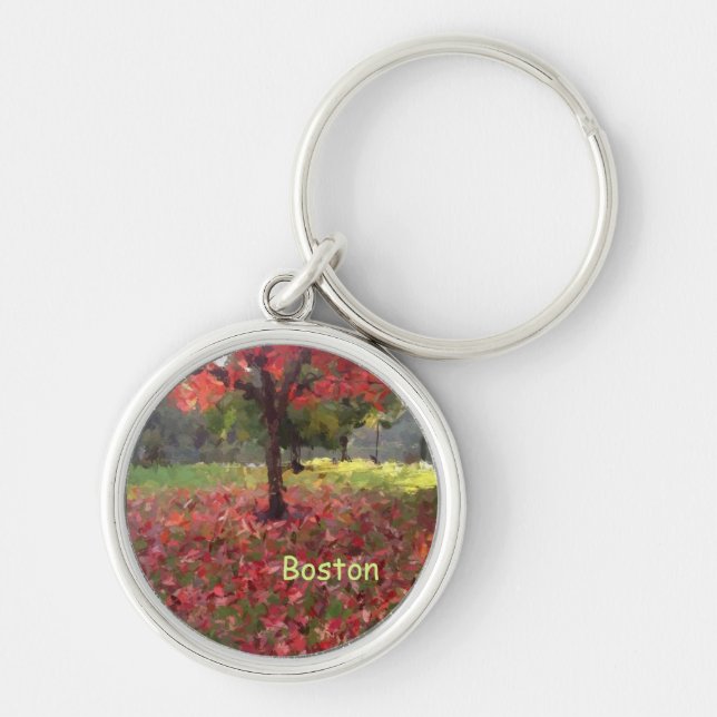 Red Maple Tree Keychain (Front)