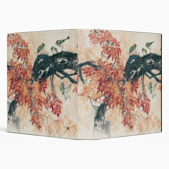 Red Maples 3 Ring Binder (Background)