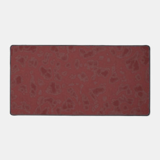 Red marble desk mat