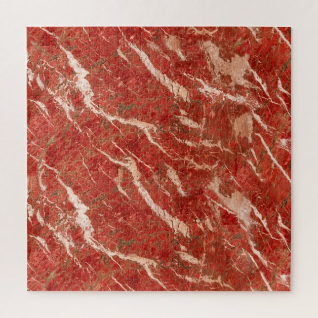 Red marble floor, high-resolution texture. jigsaw puzzle (Vertical)