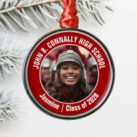 Red Marching Band Photo High School Christmas