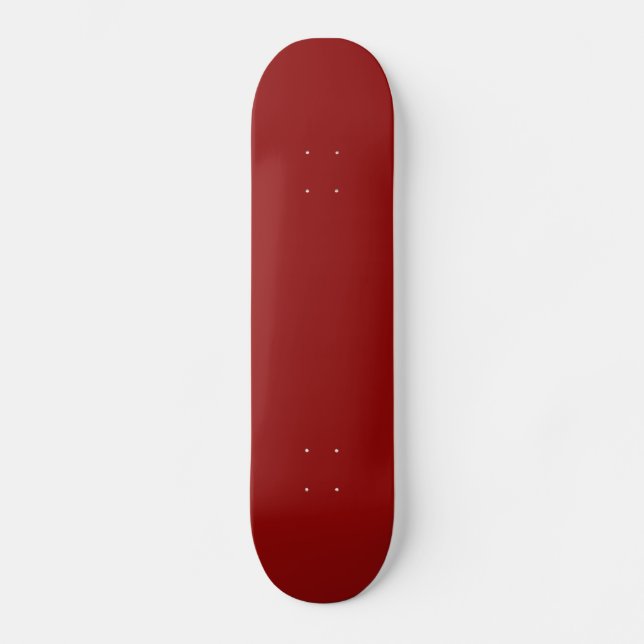 Red maroon skateboard deck (Front)