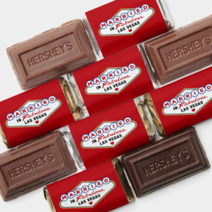 Red Married in Fabulous Las Vegas Hershey's Miniatures