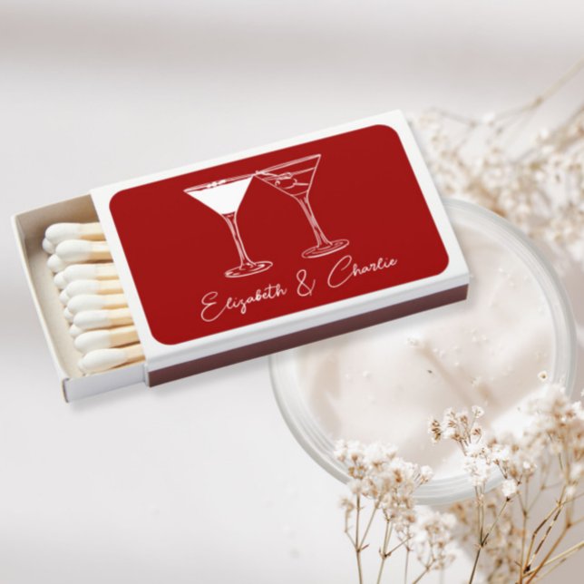 Red Martini Matchboxes  (Creator Uploaded)