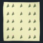 Red Masked Parakeet Bandana<br><div class="desc">Red masked parakeets, aka cherry headed conures decorates this pretty 19.5 X 19.5 bandana</div>