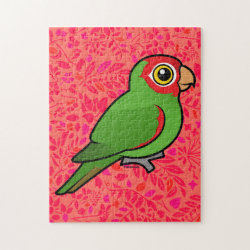 Birdorable Red-masked Parakeet 10x14 Photo Puzzle