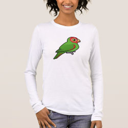 Birdorable Red-masked Parakeet Women's Basic Long Sleeve T-Shirt