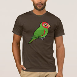 Birdorable Red-masked Parakeet Men's Basic American Apparel T-Shirt