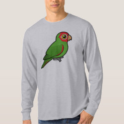 Birdorable Red-masked Parakeet Men's Basic Long Sleeve T-Shirt