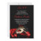 Red Masquerade Quinceanera Invitation