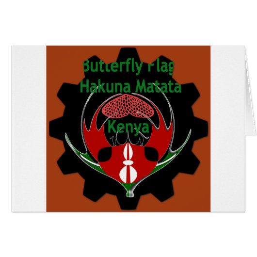 Red Matata Kenya spoke Cards (Front Horizontal)