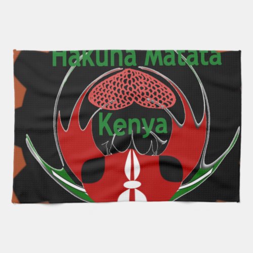Red Matata Kenya spoke Towel