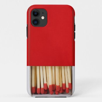 Red Matchbox Iphone 11 Case by ZunoDesign at Zazzle