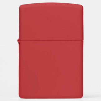Red Matte Zippo Lighter