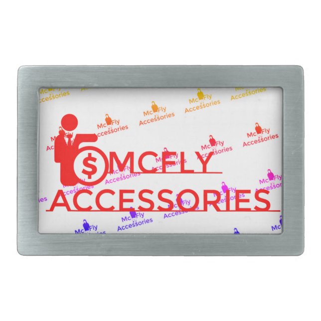 Red McFly Accessories Belt Buckle (Front)