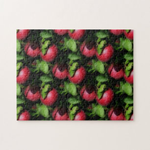Red McIntosh Apples Nature Jigsaw Puzzle