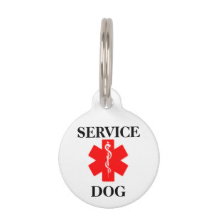 Service Dog ID Tags Zazzle