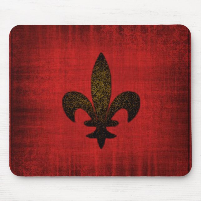 Red Medieval Mouse Pad (Front)