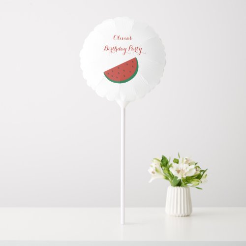 Red Melon Watermelon Summer birthday party Balloon