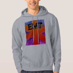 Red Men's EMT  Hoodie