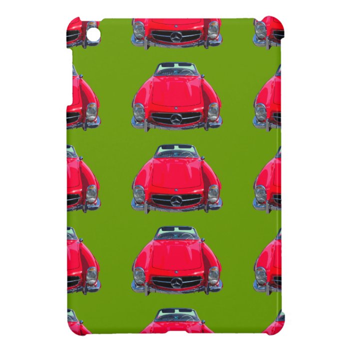 Red Mercedes Benz 300 SL Convertible iPad Mini Cases