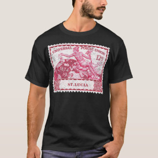 Red mercury stamp stamp collector philatelist gif T-Shirt