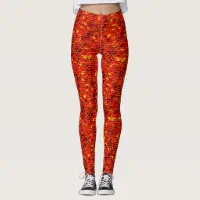 Dragon Scale Armor Crimson Red Leggings