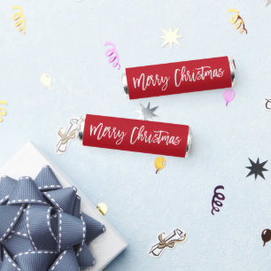 Red Merry Christmas Breath Savers Mints