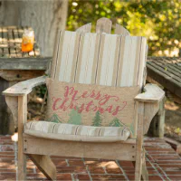 Rustic Beach Anchor & Rope Burlap Pillow Set