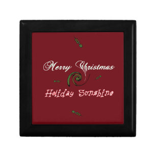 Red Merry Christmas Holiday Sunshine Wishes.png Gift Box