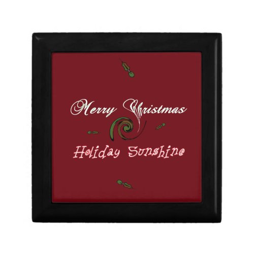 Red Merry Christmas Holiday Sunshine Wishespng Gift Box
