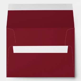 Red Merry Christmas Return Address Envelope Zazzle