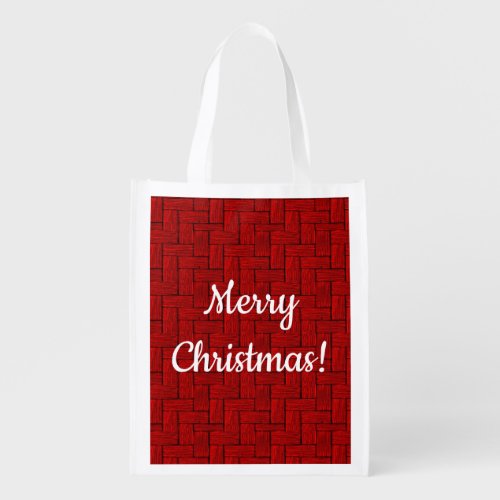 Red Merry Christmas Tote Bag