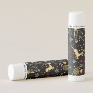 Red Merry Christmas Tree Lip Balm