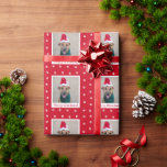 Red Merry Woofmas Personalized Pet Dog Photo Wrapping Paper<br><div class="desc">Red Merry Woofmas Personalized Pet Dog Photo Wrapping Paper</div>