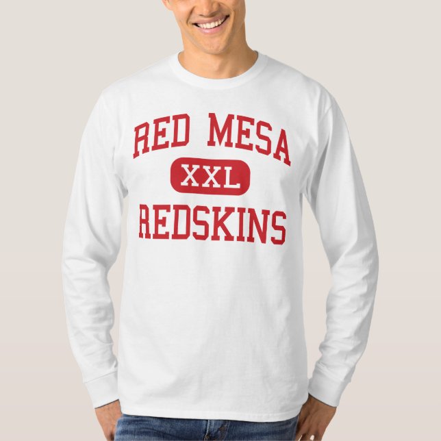 Red Mesa - Redskins - High - Teec Nos Pos Arizona T-Shirt (Front)
